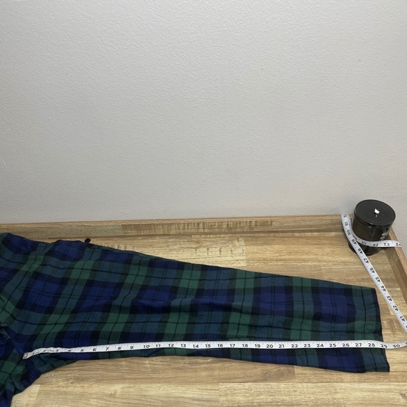 J Crew Men's Plaid Flannel Pajama Set Long Sleeve Button Up With Pants Large - Picture 11 of 11